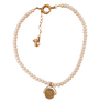 SAMANTHA VENUS CHAIN - collar de plata .925 con baño de oro 14K artesanal