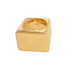 WOODY BOLD RING - anillo de plata .925 con baño de oro 14K artesanal
