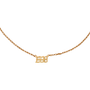 BAEZA NECKLACE - collar de plata .925 con baño de oro 14K artesanal