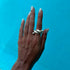 SPRIL RING - anillo minimalista de plata .925 y baño de oro, Taxco Guerrero