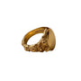 VERA RING - anillo de plata .925 con baño de oro 14K artesanal