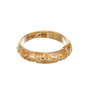 MARISSA RING - anillo de plata .925 con baño de oro 14K artesanal