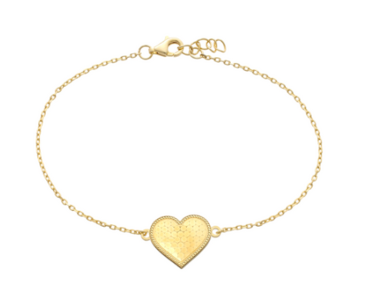 LILA HEART BRACELET