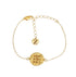 VENI VIDI VICI BRACELET - pulsera de plata .925 con baño de oro 14K artesanal