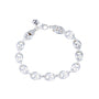 WINE BRACELET - pulsera de plata .925 con baño de oro 14K artesanal