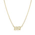 Collar Año 1997 Gótico – Baño de Oro 14K - joyería AMANZA