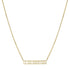 Collar Fecha en Números Romanos – Baño de Oro 14K - joyería AMANZA