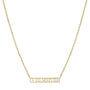 Collar Fecha en Números Romanos – Baño de Oro 14K - joyería AMANZA
