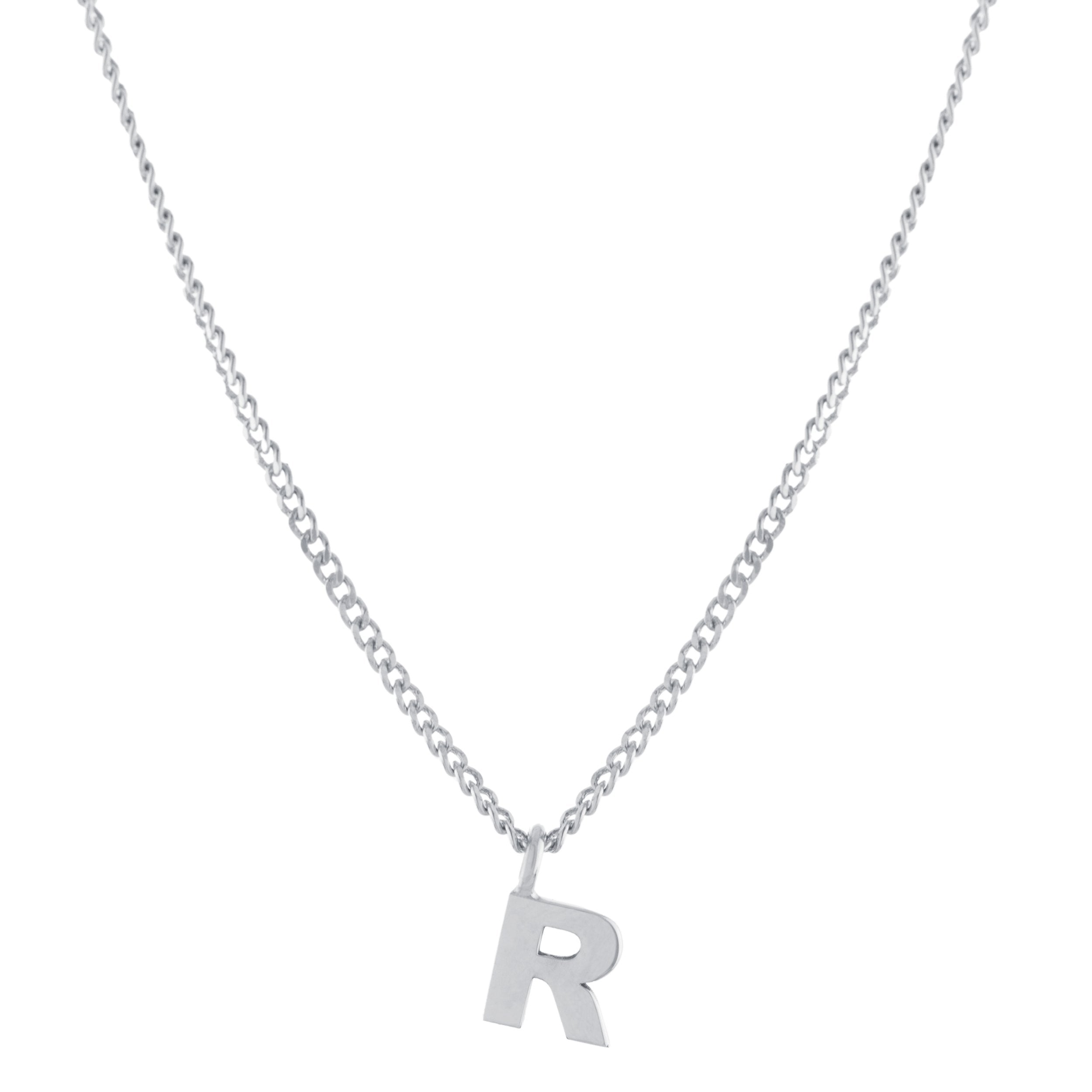 Collar Inicial R – Plata .925 - joyería AMANZA