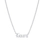 Collar Laura Nombre Gótico – Plata .925 - joyería AMANZA