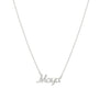 Collar Maya Nombre en Cursiva – Plata .925 - joyería AMANZA