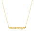 Collar Mommy con Corazones – Baño de Oro 14K - joyería AMANZA