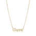 Collar Ospina Nombre Gótico – Baño de Oro 14K - joyería AMANZA
