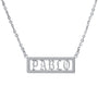 Collar Pablo Placa Calada Gótica – Plata .925 - joyería AMANZA