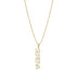 Collar Serena Nombre Vertical – Baño de Oro 14K - joyería AMANZA