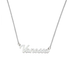 Collar Vanessa Nombre en Cursiva – Plata .925 - joyería AMANZA