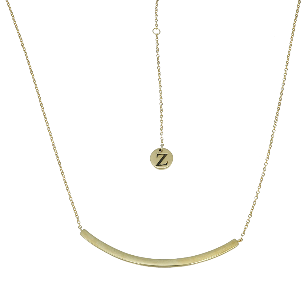 JEMBATANG NECKLACE - collar de plata .925 con baño de oro 14K artesanal
