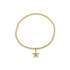 Pulsera Estrella de Bolitas – Baño de Oro 14K - joyería AMANZA