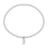 Pulsera Inicial J de Perlas – Plata .925 - joyería AMANZA