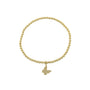 Pulsera Mariposa de Bolitas – Baño de Oro 14K - joyería AMANZA
