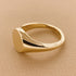 APRIL MEDIUM RING - anillo de plata sterling .925 con baño de oro 14K, AMANZA Jewelry