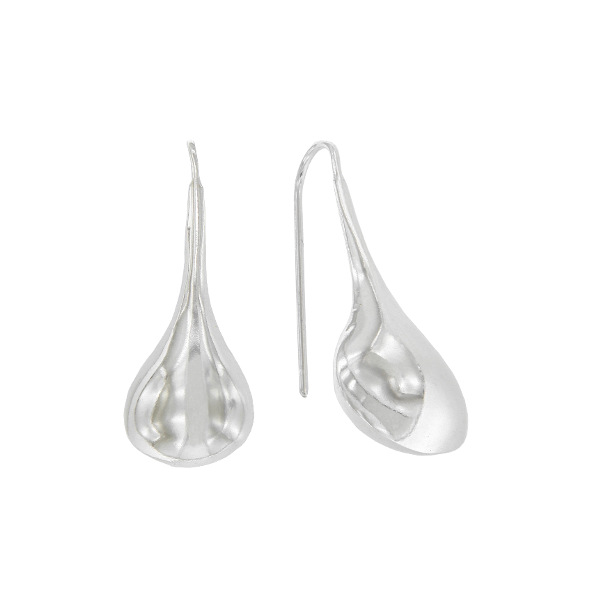 WESLEY LIGHT EARRINGS - anillo de plata sterling .925 con baño de oro 14K, AMANZA Jewelry