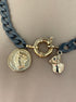 SABELL JUPITER CHAIN - collar de plata sterling .925 con baño de oro 14K, AMANZA Jewelry