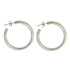 ANNE MEDIUM HOOPS - joya de plata sterling .925 con baño de oro 14K, AMANZA Jewelry